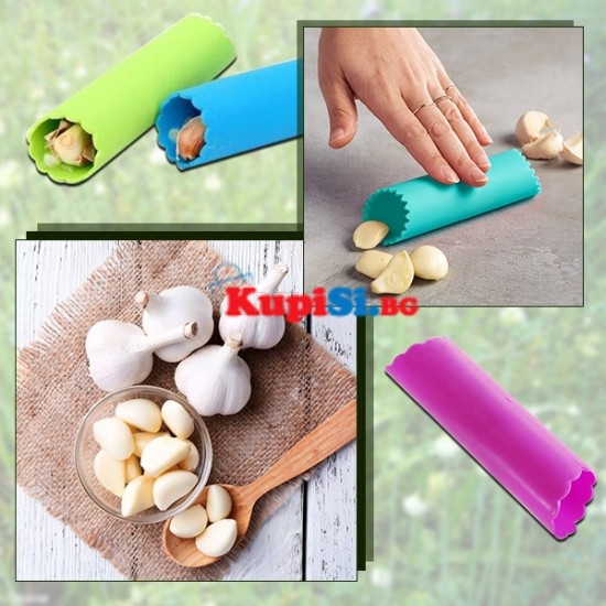 Силиконов уред за белене на чесън Garlic Peeler