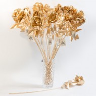 ИЗКУСТВЕНИ ЗЛАТИСТИ РОЗИ