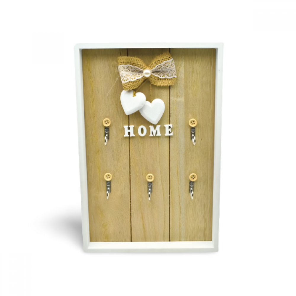 Кутия за ключове HOME със сърца