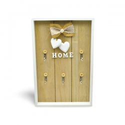 Кутия за ключове HOME със сърца