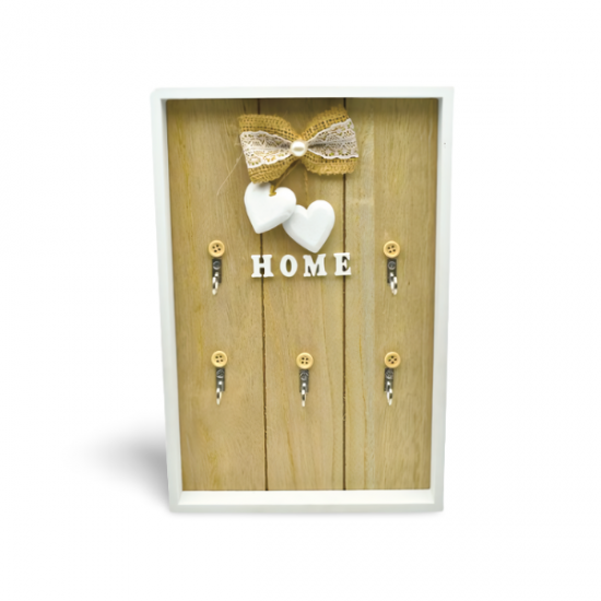 Кутия за ключове HOME със сърца