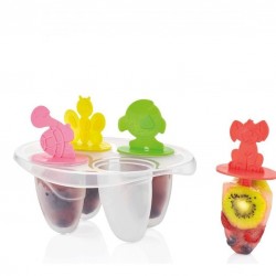 Форма за сладолед на клечка – 4 гнезда 