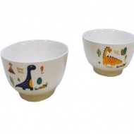 Детска порцеланова купичка с Динозаври