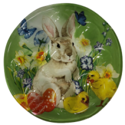 Великденско плато за 8 яйца с зайче