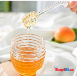 Буркан за мед с лъжица