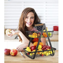 Кошница за плодове на 2 етажа