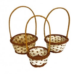 Плетена кошница за декорация