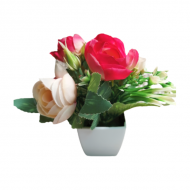 Изкуствено цвете в  кашпа, рози 
