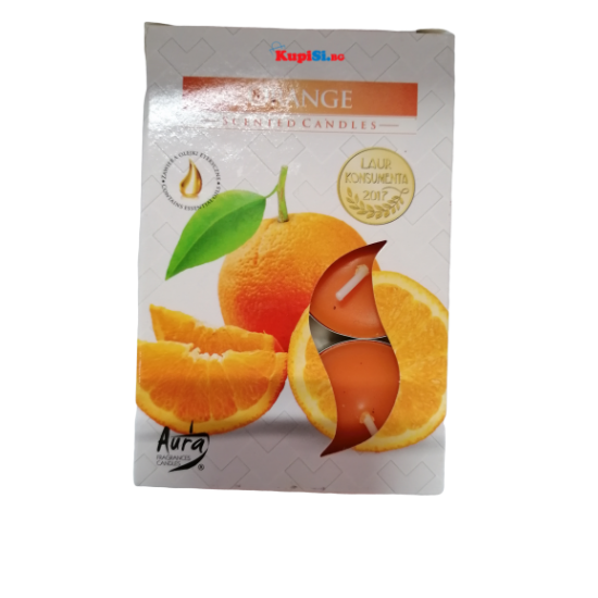 Aura чаени ароматни свещи 6 бр./опаковка