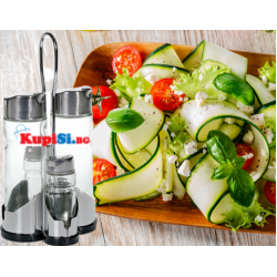 Стъклен оливерник от 4 части