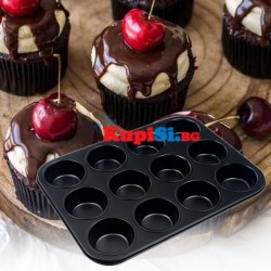 Метална форма за 12 броя кексчета