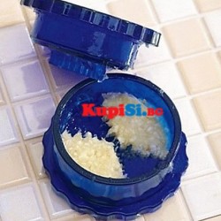 Кръгла пластмасова преса за чесън 