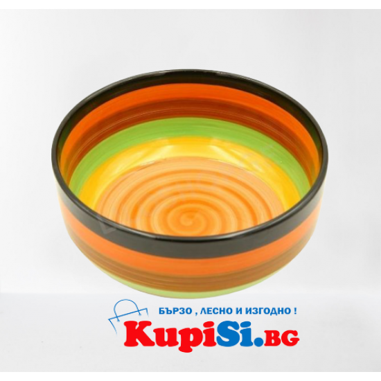 Керамична дълбока купа "Черга"
