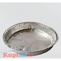 АЛУМИНИЕВА ЕДНОКРАТНА ФОРМА ЗА КЕКС Ф23.5/4 СМ.