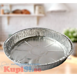 АЛУМИНИЕВА ЕДНОКРАТНА ФОРМА ЗА КЕКС Ф23.5/4 СМ.