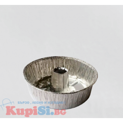 АЛУМИНИЕВА ЕДНОКРАТНА ФОРМА ЗА КЕКС  20/6 СМ