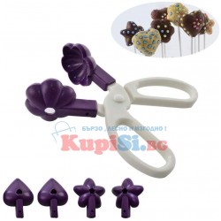 Ножица с форми за кейк-попс (cake pops)