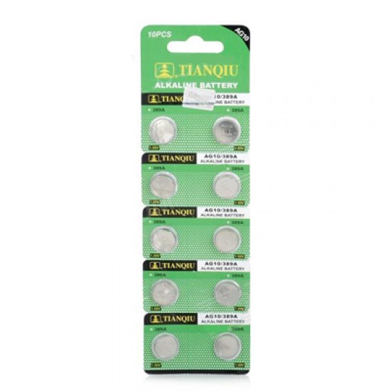 Батерии Алкални AG10, G10, SR1130W 1.55V Alkaline