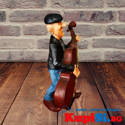 Красива керамична статуетка - професия Музикант