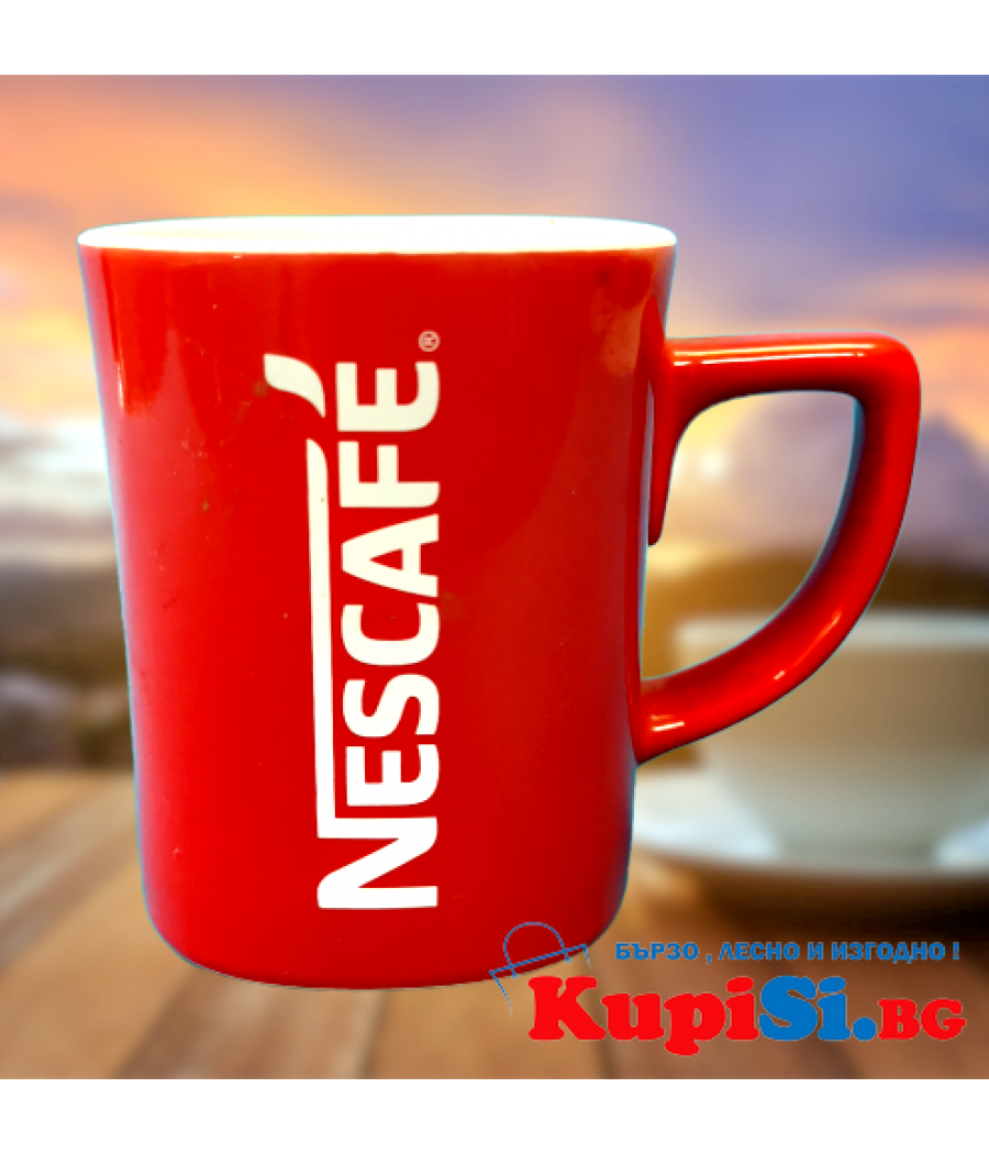 Порцеланова чаша за кафе и чай "Nescafe"