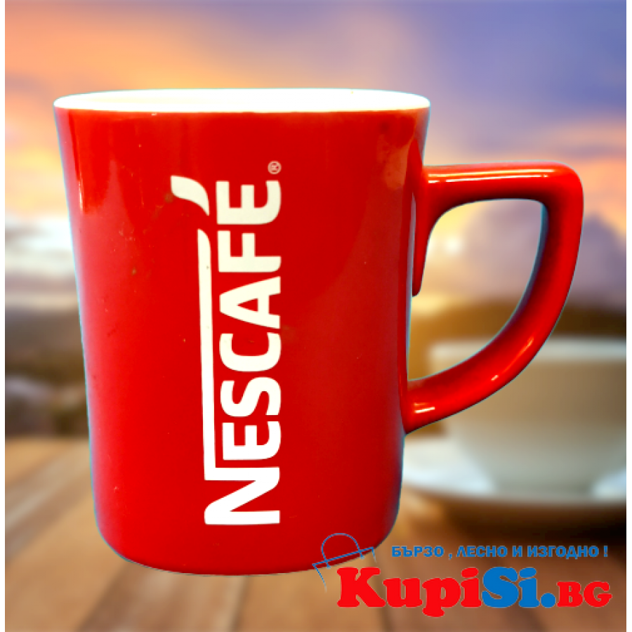Порцеланова чаша за кафе и чай "Nescafe"