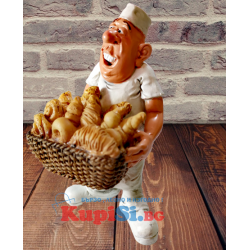 Красива керамична статуетка с професия Хлебар