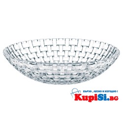 Прозрачна стъклена фруктиера