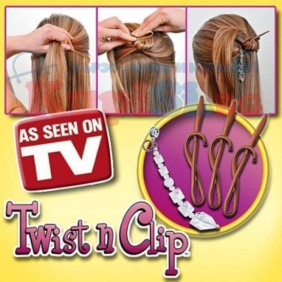 Аксесоар за Коса с висулка Twist n Clip