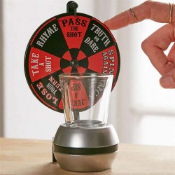 Настолна игра "Колелото на късмета с шотове" Настолна игра "Колелото на късмета с шотове"