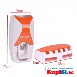 Диспенсър за паста и четки за зъби , органайзер за баня