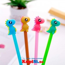 Химикалка Динозавър с шарено мастило 