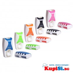 Диспенсър за паста и четки за зъби , органайзер за баня