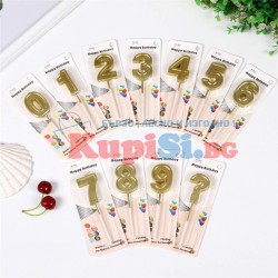 ЦИФРИ ЗА ТОРТА (ЗЛАТНИ/СРЕБЪРНИ)