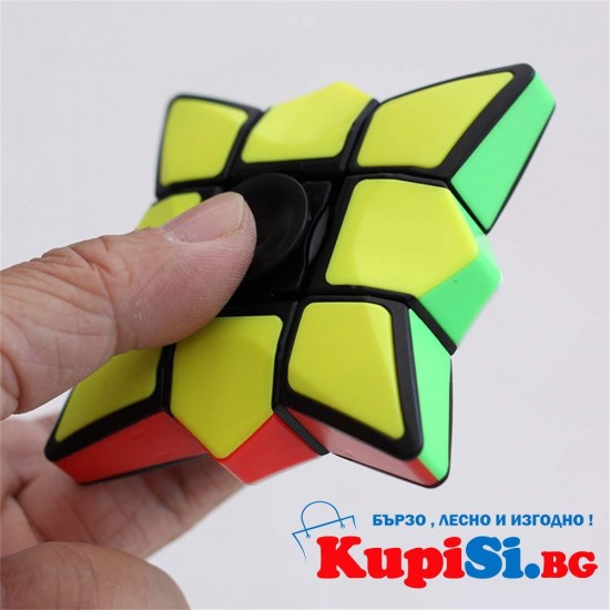 КУБЧЕ РУБИК СЪС СПИНЕР - Rubik's Cube Fidget Spinner