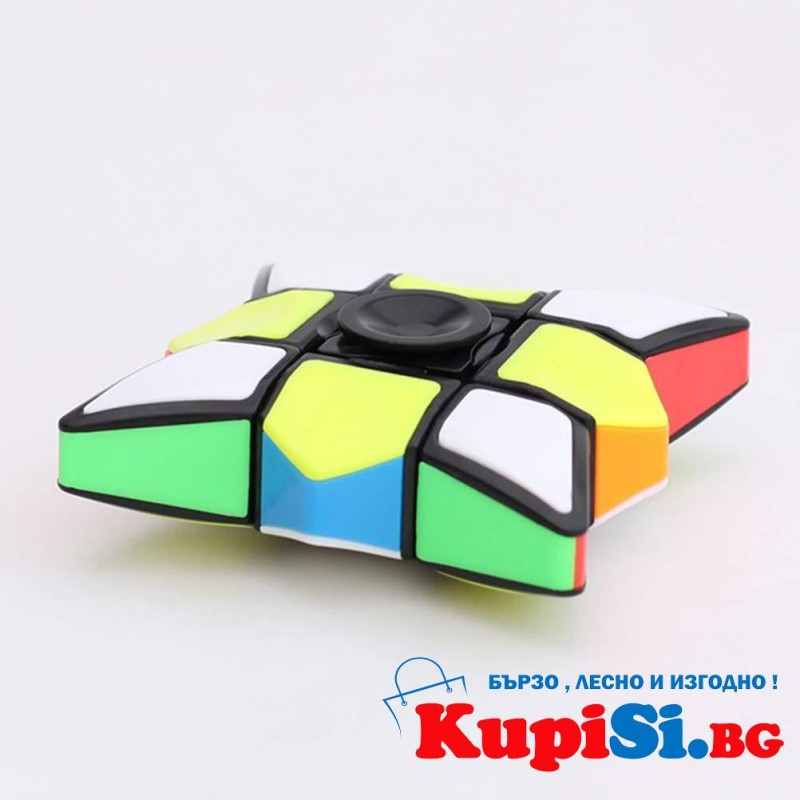 КУБЧЕ РУБИК СЪС СПИНЕР - Rubik's Cube Fidget Spinner