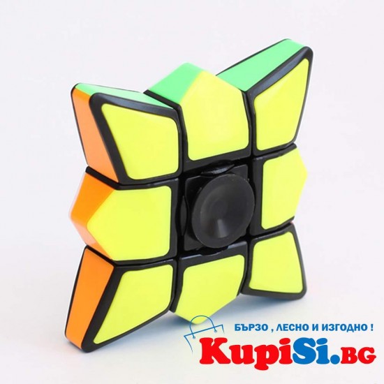 КУБЧЕ РУБИК СЪС СПИНЕР - Rubik's Cube Fidget Spinner