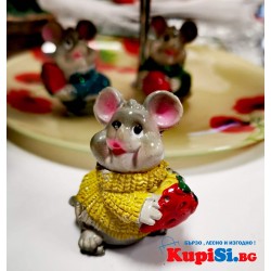 Сувенир Мишка 3 модела  (Година на мишката 2020г.)
