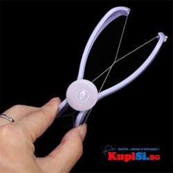 Обезкосмяване на лицето с конец Slique