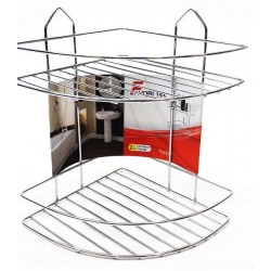 Ъгъл за баня метален 2 нива