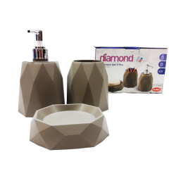 Комплект за баня от 3 части DIAMOND 