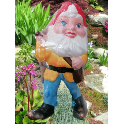 Керамично джудже с  чанта