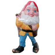 Керамично джудже с  чанта