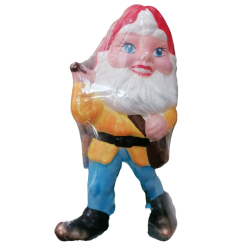 Керамично джудже с  чанта