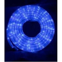 Коледен светещ маркуч 10  метра - син