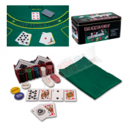 Чипове за покер с покривка - 200 бр.