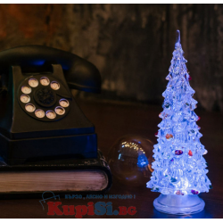 LED Светеща Елхичка - Коледна украса , Коледни подаръци