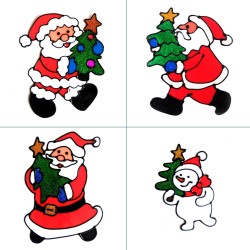 Силиконов коледен стикер за прозорец