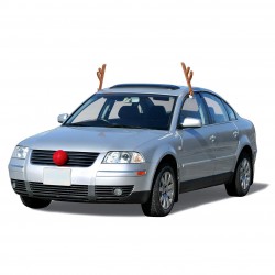 Коледни еленски рога за автомобил, Еленови рога и нос