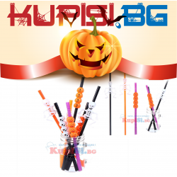 КОМПЛЕКТ 5 БРОЯ СЛАМКИ ЗА ХЕЛОУИН