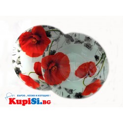 Стъклена купа "Мак"